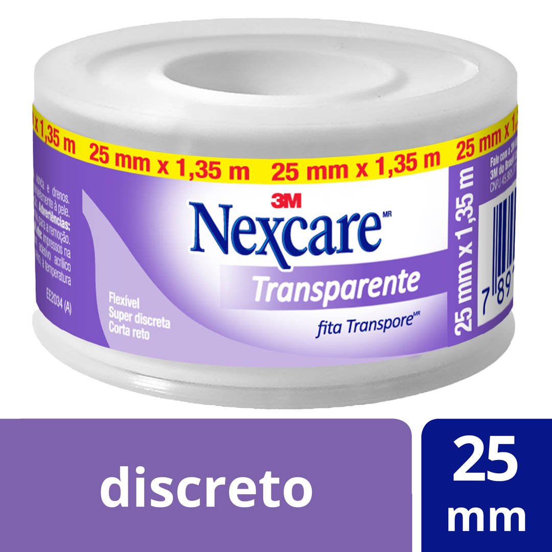 Fita Transparente Nexcare™ , 25 mm x 1,35 m