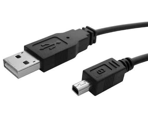 10 ft USB Cable A Mini-B 4pin