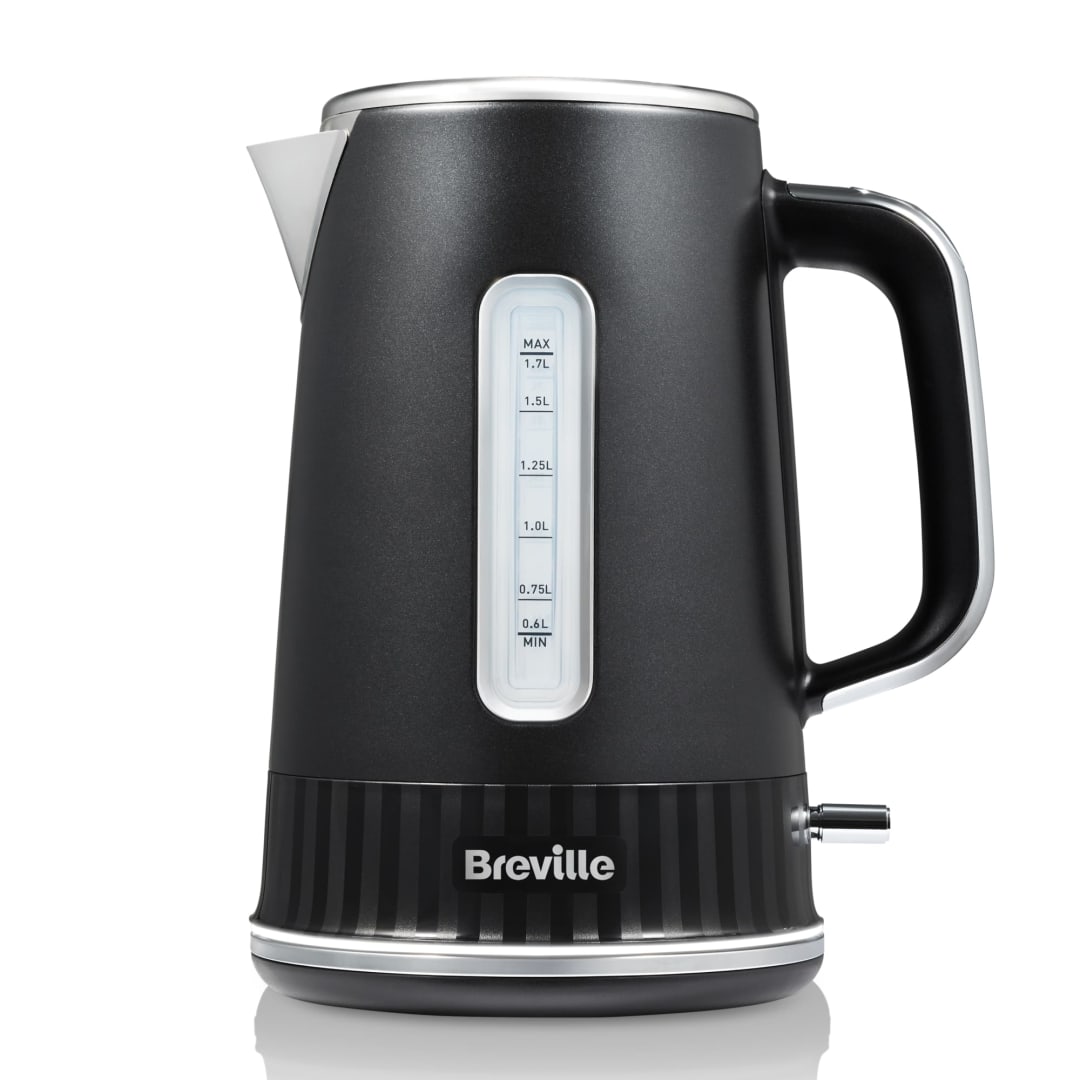 BREVILLE RIVIERA METAL KETTLE BLACK