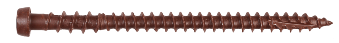 Simpson Strong-Tie DCU234RD01R350 Deck-Drive™ DCU COMPOSITE Screw — #10 x 2-3/4 in. T20, Quik Guard®, Red 01 (350-Qty) (Pack of 6)