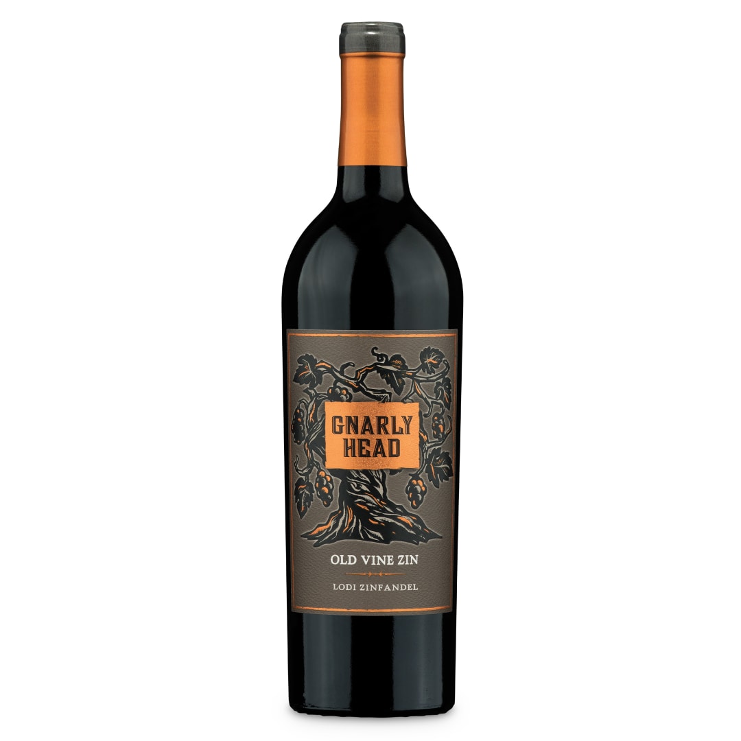 Gnarly Head Old Vine Zinfandel Red Wine, Lodi, California,  750mL, 14.5% ABV