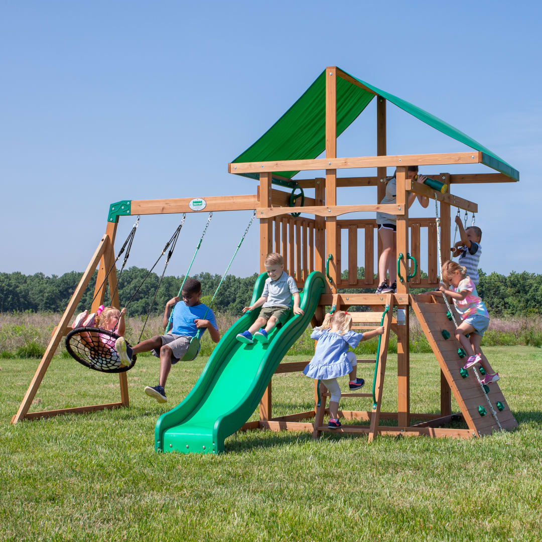 Cloud Peak Swing Set - Home Depot