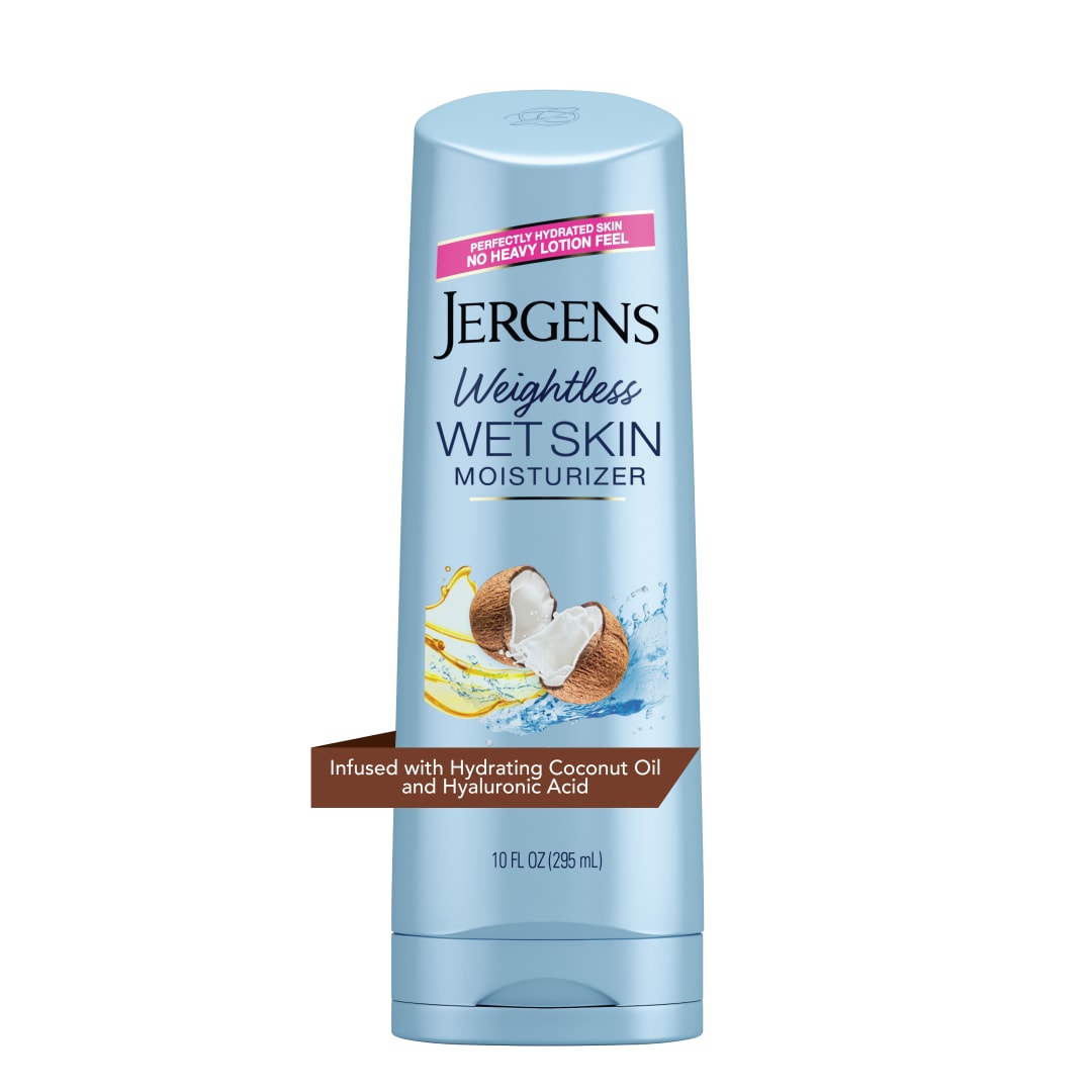 Jergens In Shower Lotion For Dry Skin, Wet Skin Moisturizer, 10 fl oz