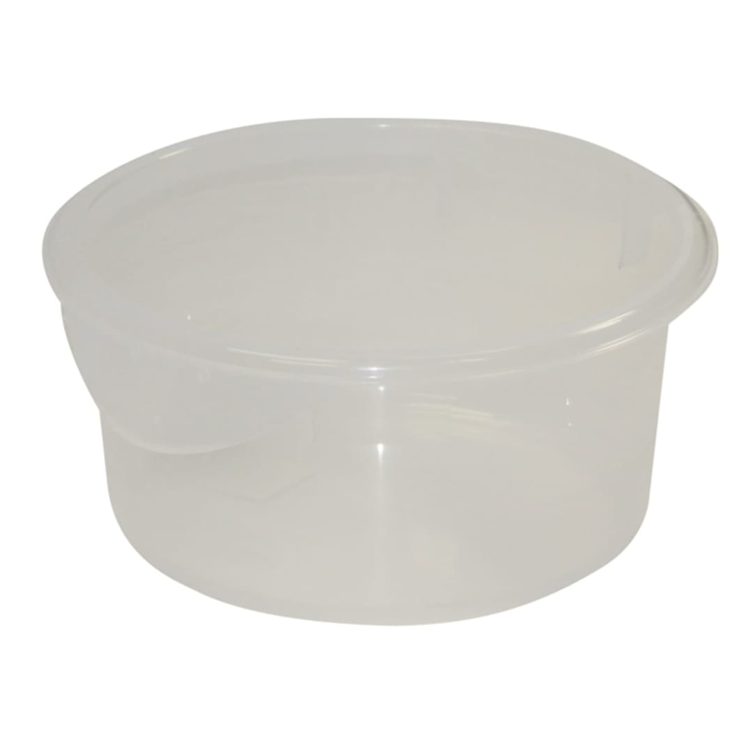 Round Storage Container 2 QT Clear