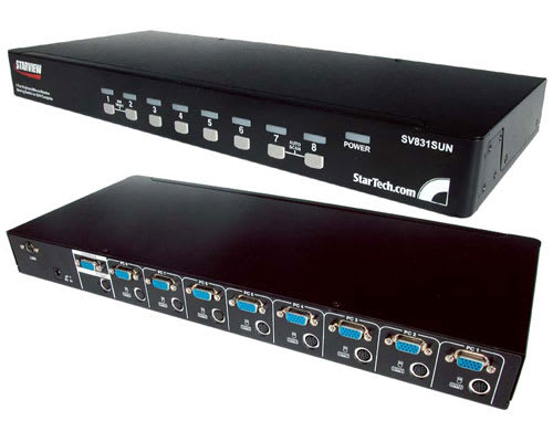 8 Port SUN KVM/CPU Switch