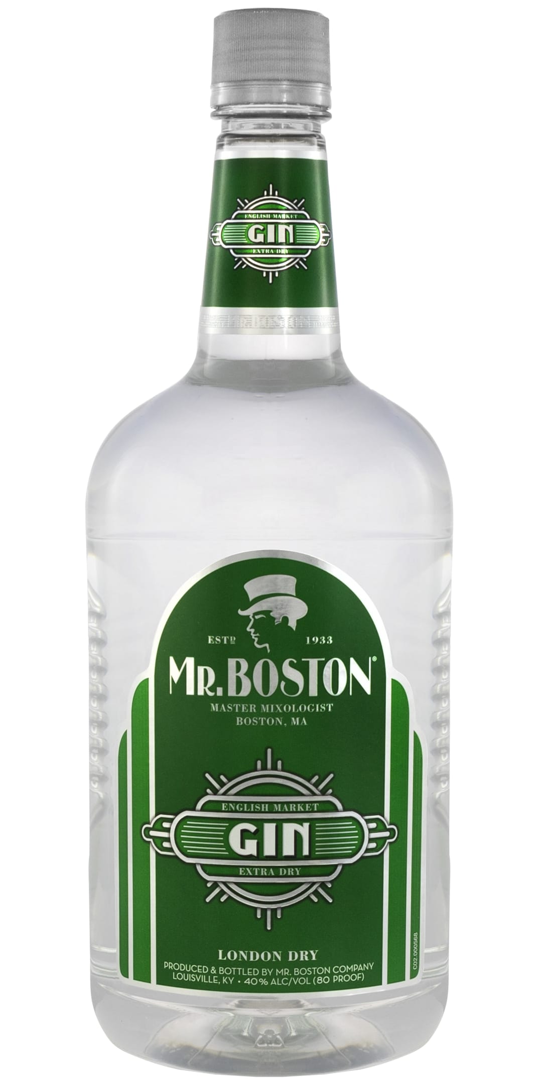 Mr. Boston English Market London Extra Dry Gin 1.75l 80 Proof