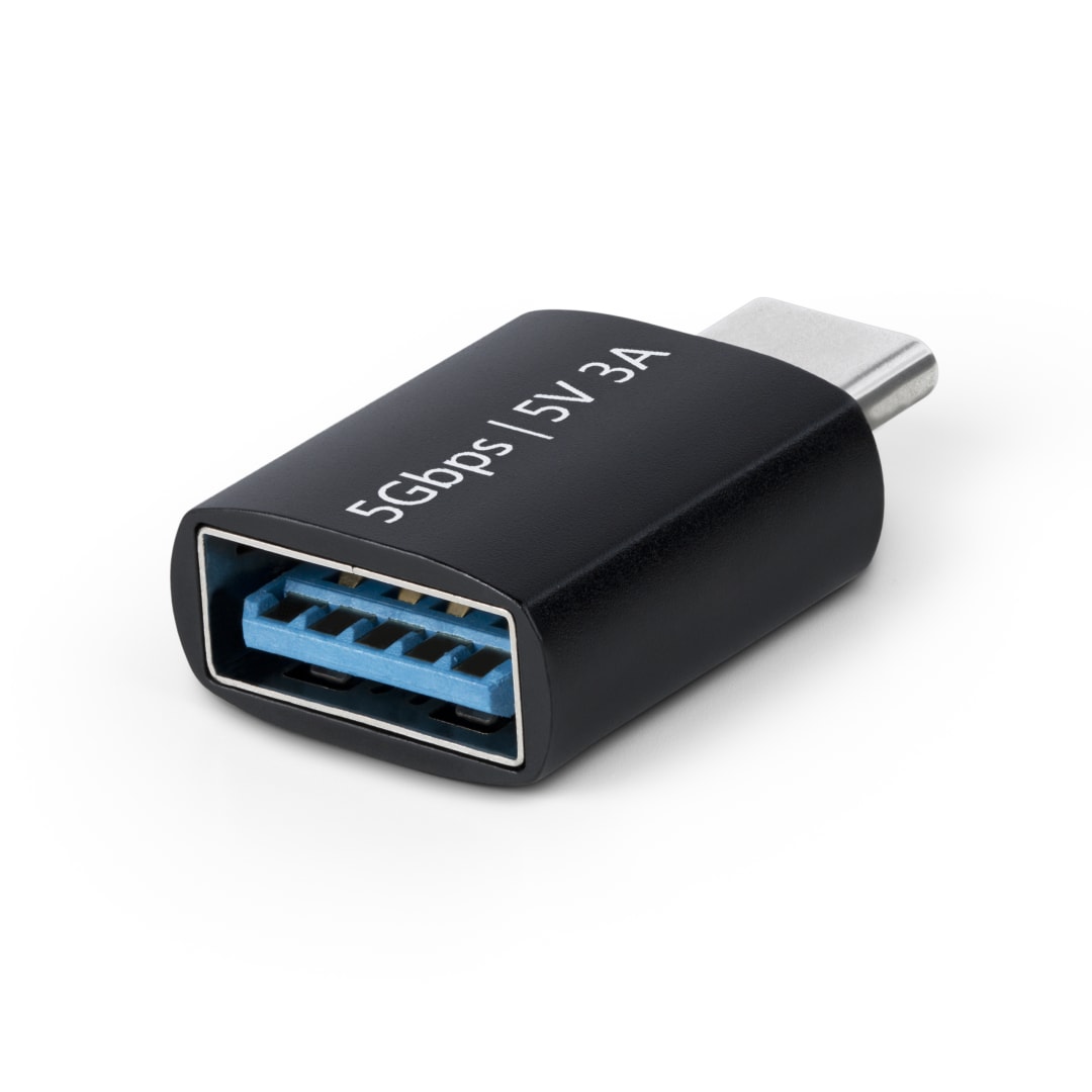 USB C to A Adapter M F Compact USB 3 1 5Gbps 1pk