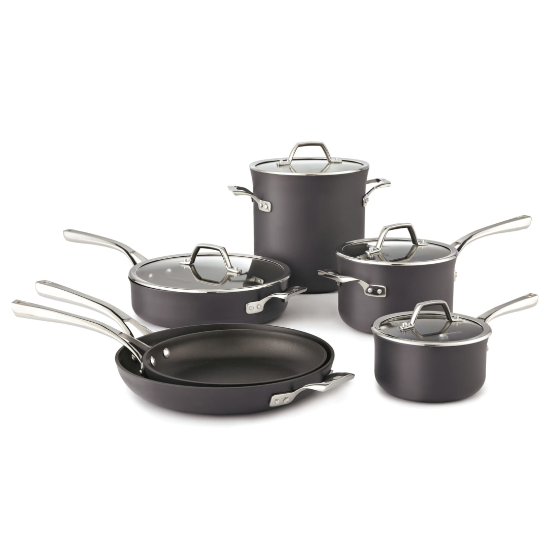 Calphalon® Williams-Sonoma Elite Hard-Anodized Nonstick 10-Piece Set