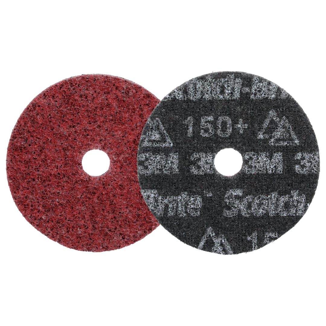 Scotch-Brite™ Hassas Ağır Hizmet Tipi Yüzey Hazırlama Diski, HD-DH, Medium 150+, 102 mm x 16 mm, 100 ea/Case