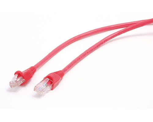 100 ft Red Snagless Cat5e Crossover UTP Patch Cable (Special Order)
