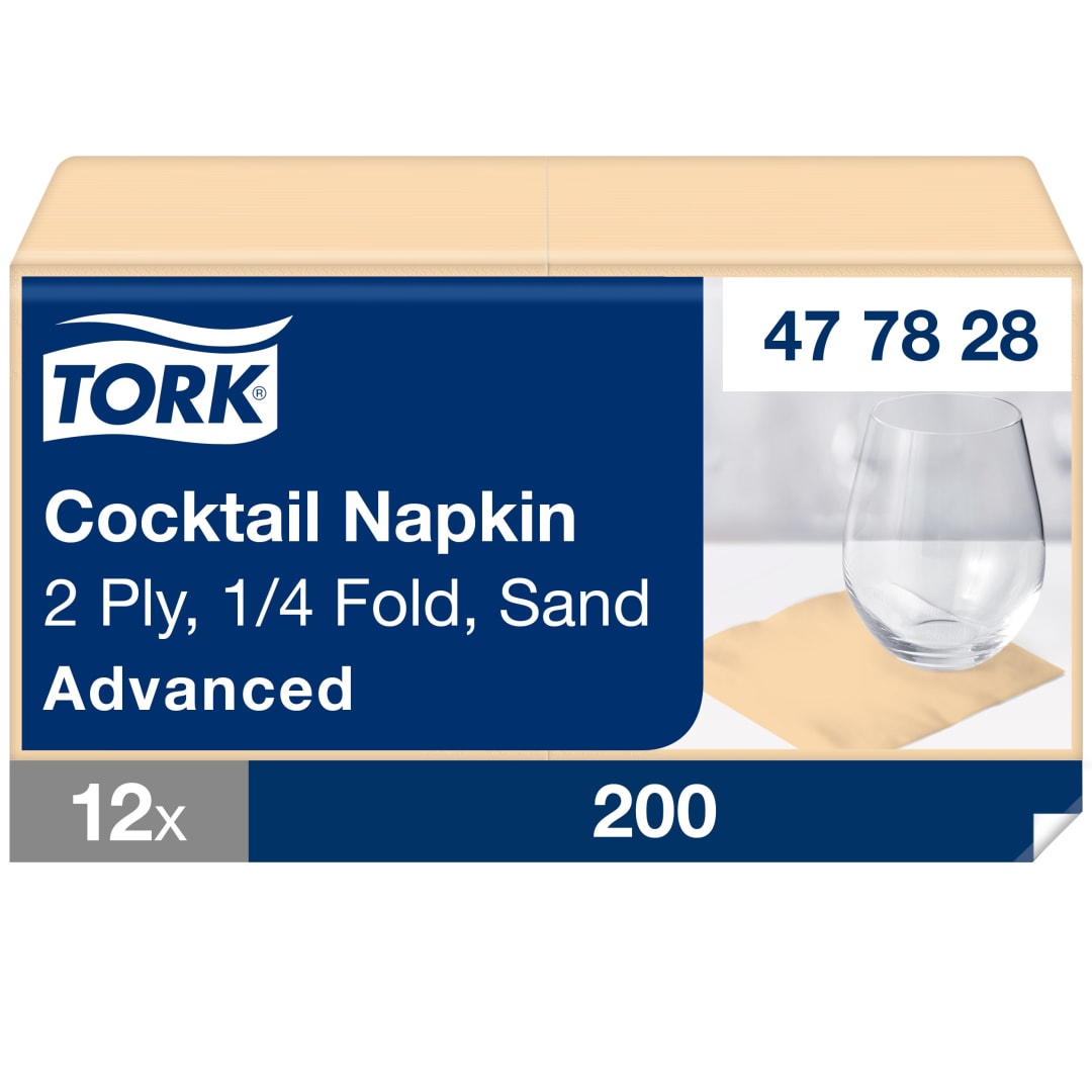 Tork Sand Cocktail Napkin