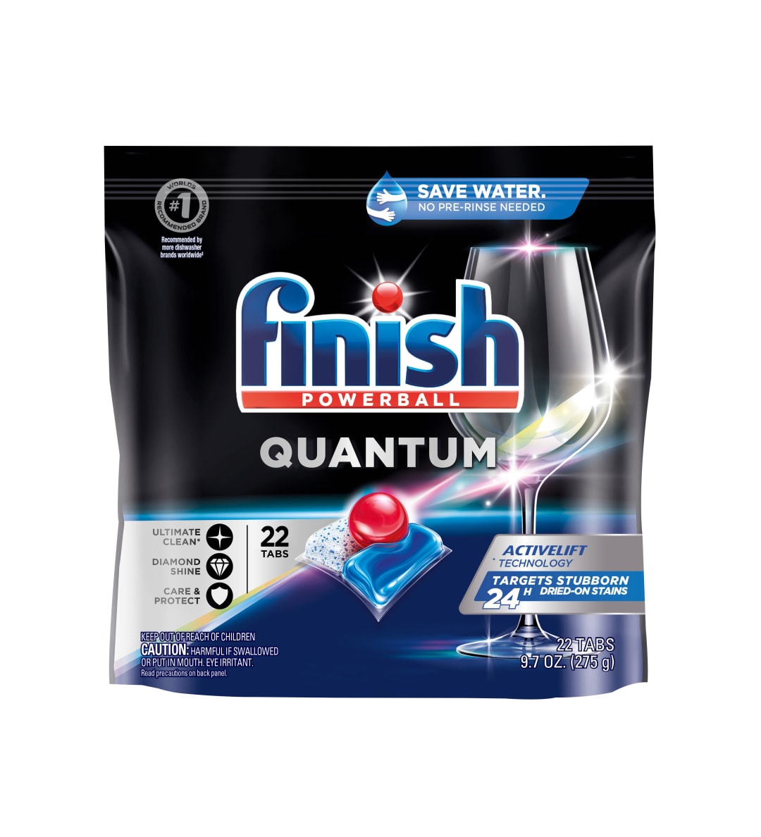 FINISH® QUANTUM - with Baking Soda 8/22 ct.