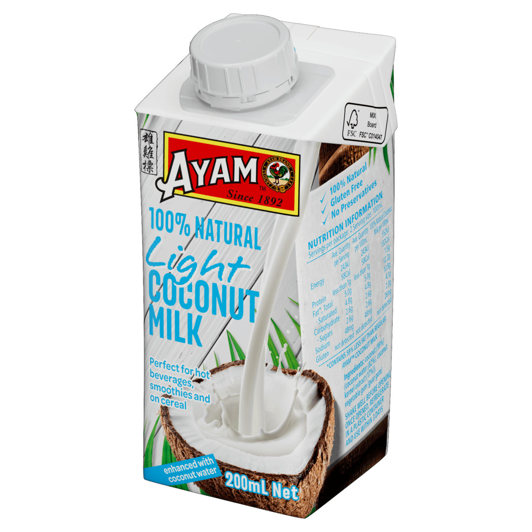 Coconut Milk Light 5% 12x200ml