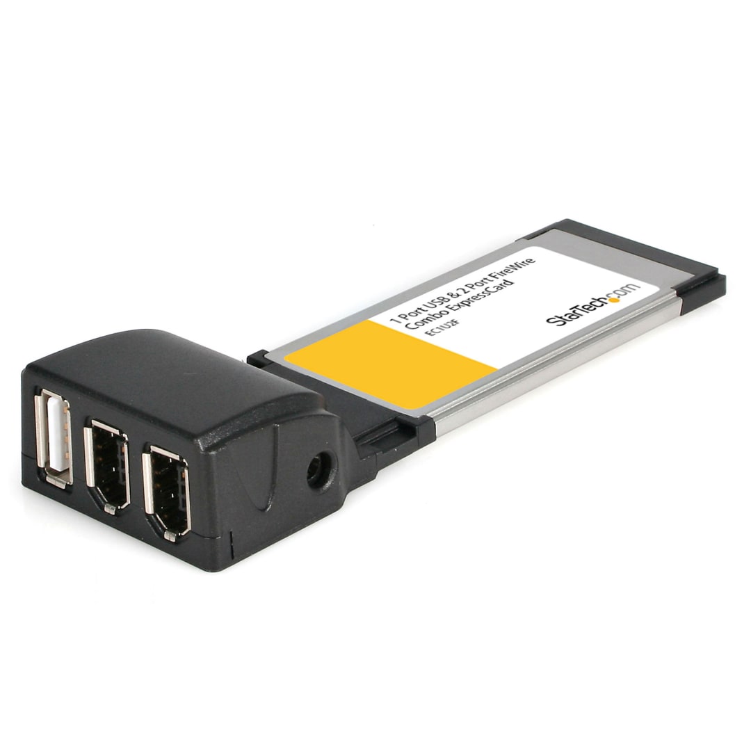 2 Firewire 1 USB 2.0 Combo ExpressCard Adapter