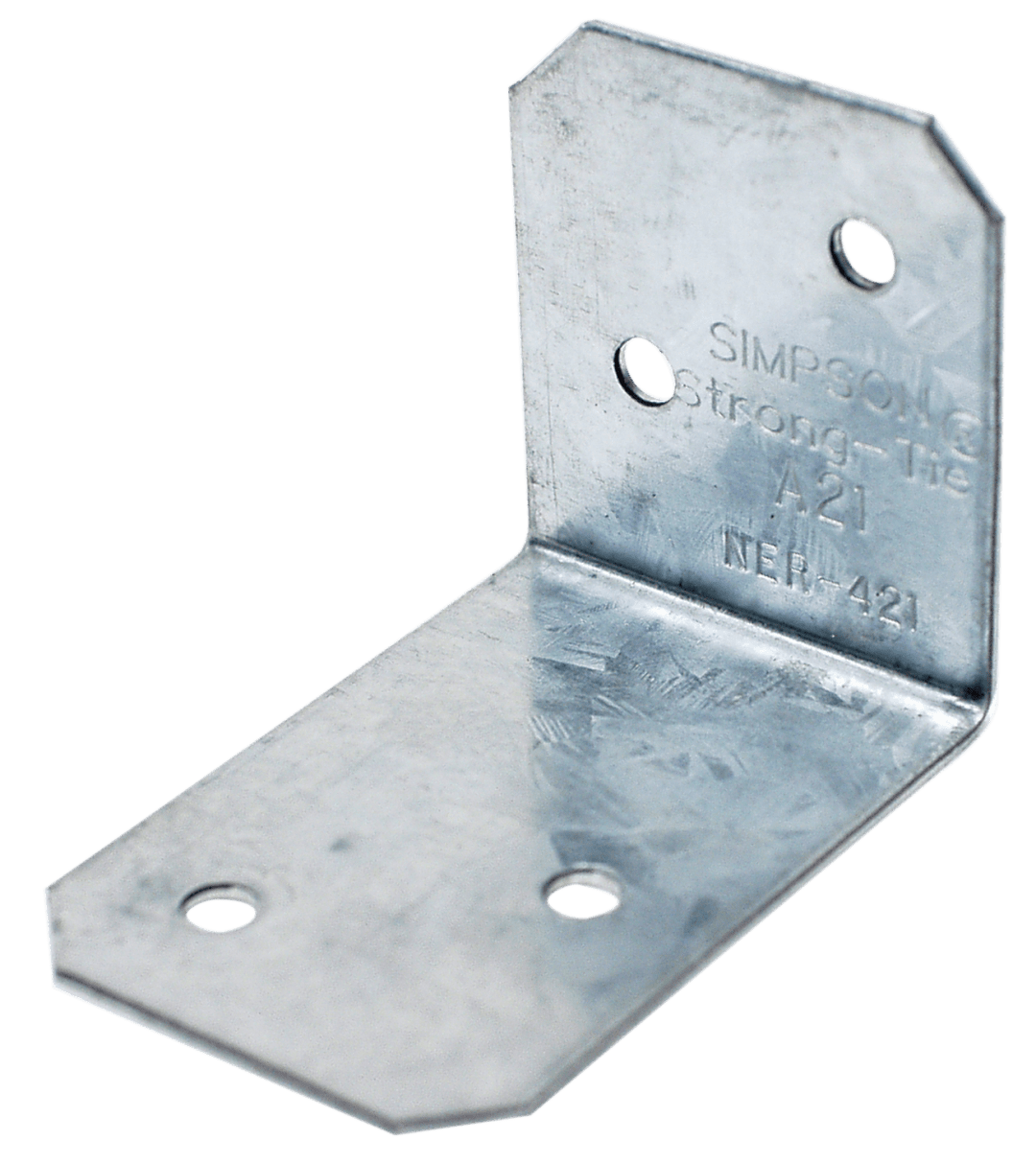 Simpson Strong-Tie A21 2 in. x 1-1/2 in. x 1-3/8 in. Galvanized Angle (Pack of 19200)