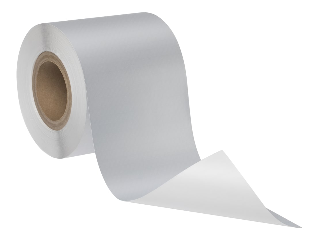 3M™ Polyester Tamper Indicating Material 7382, Silver, Config Roll
