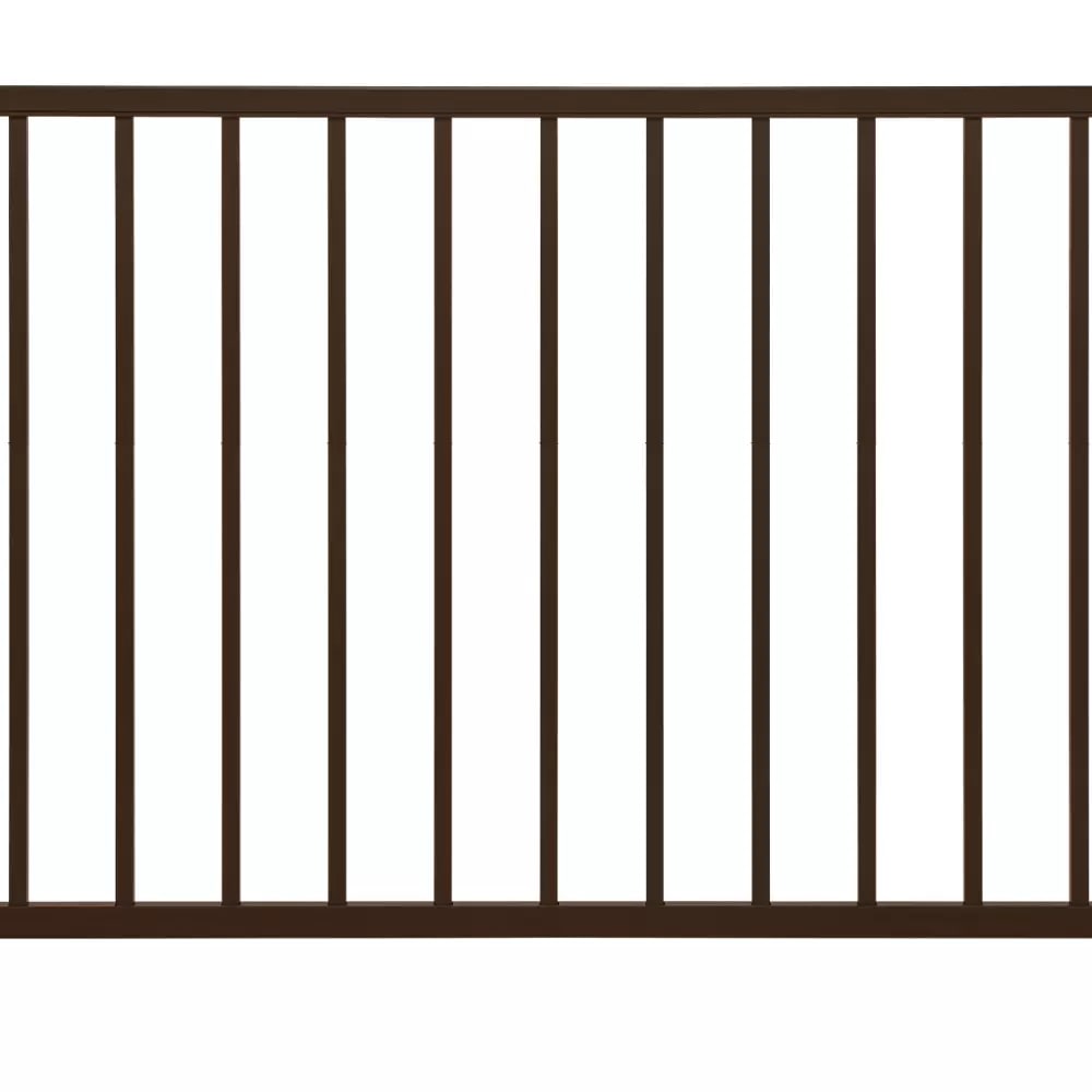 6-ft x 42-in Trex® Select™ Aluminum Railing Horizontal Panel in Burnished Bronze