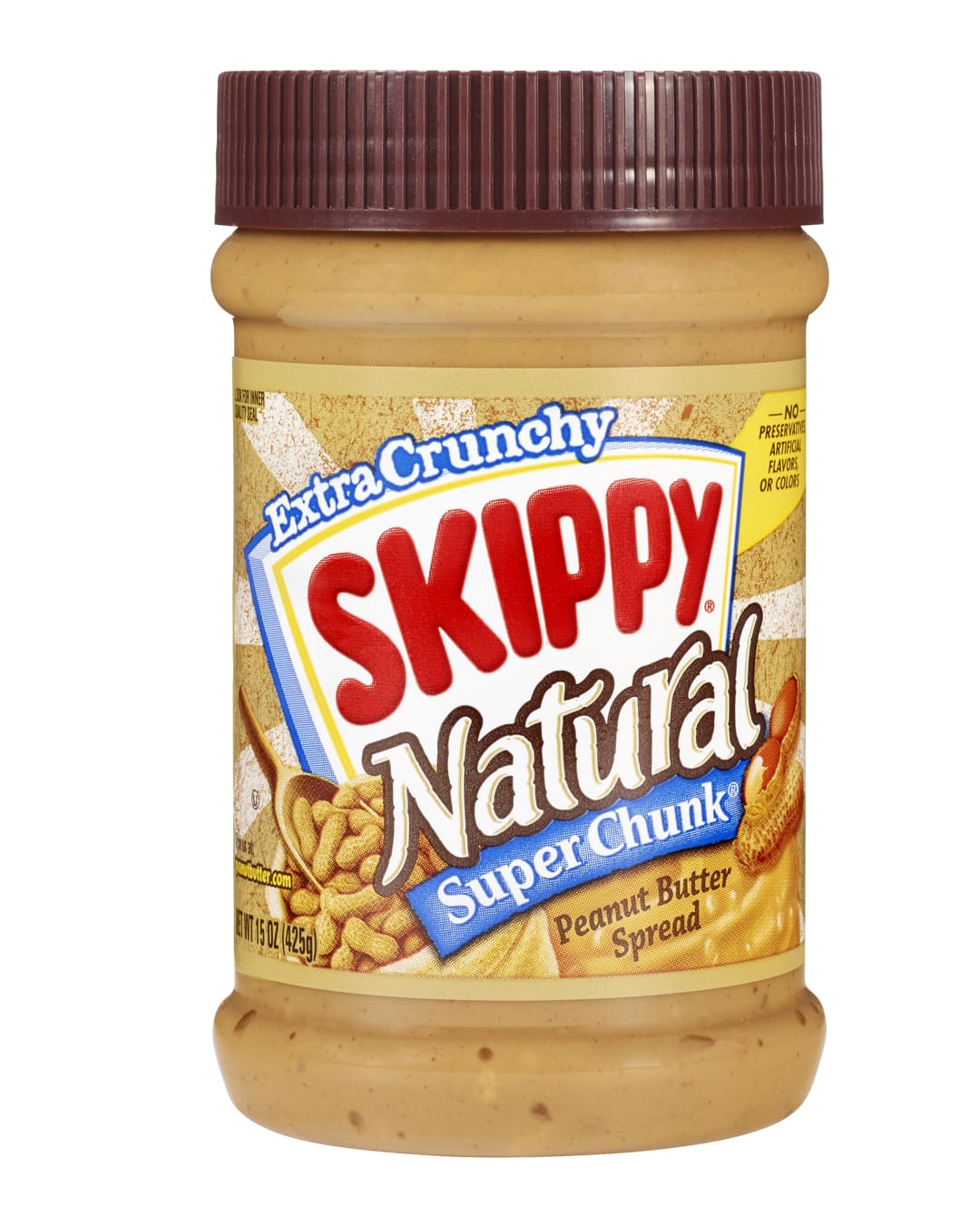 SKIPPY SUPER CHUNK Natural Peanut Butter Spread