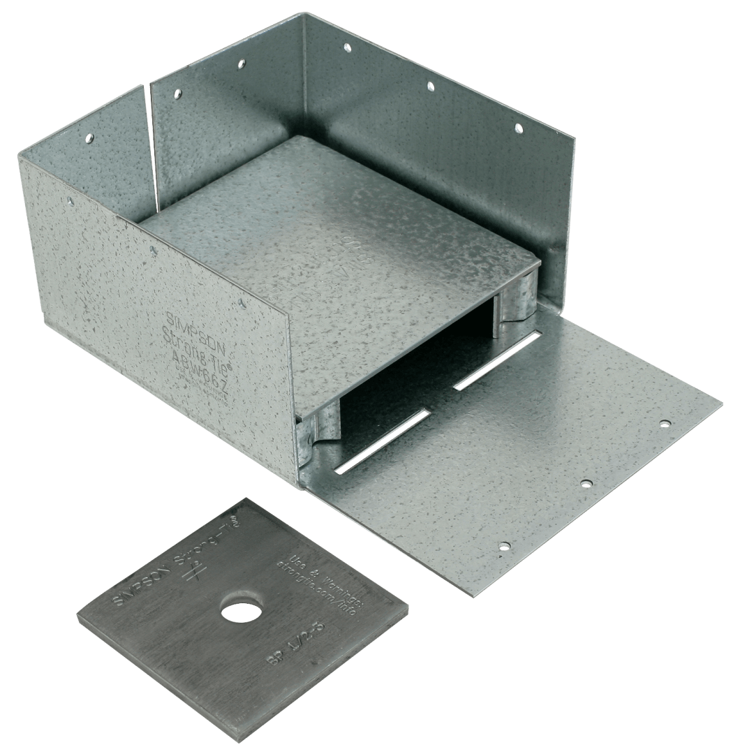 Simpson Strong-Tie ABW66Z ABW ZMAX® Galvanized Adjustable Standoff Post Base for 6x6 (Pack of 360)