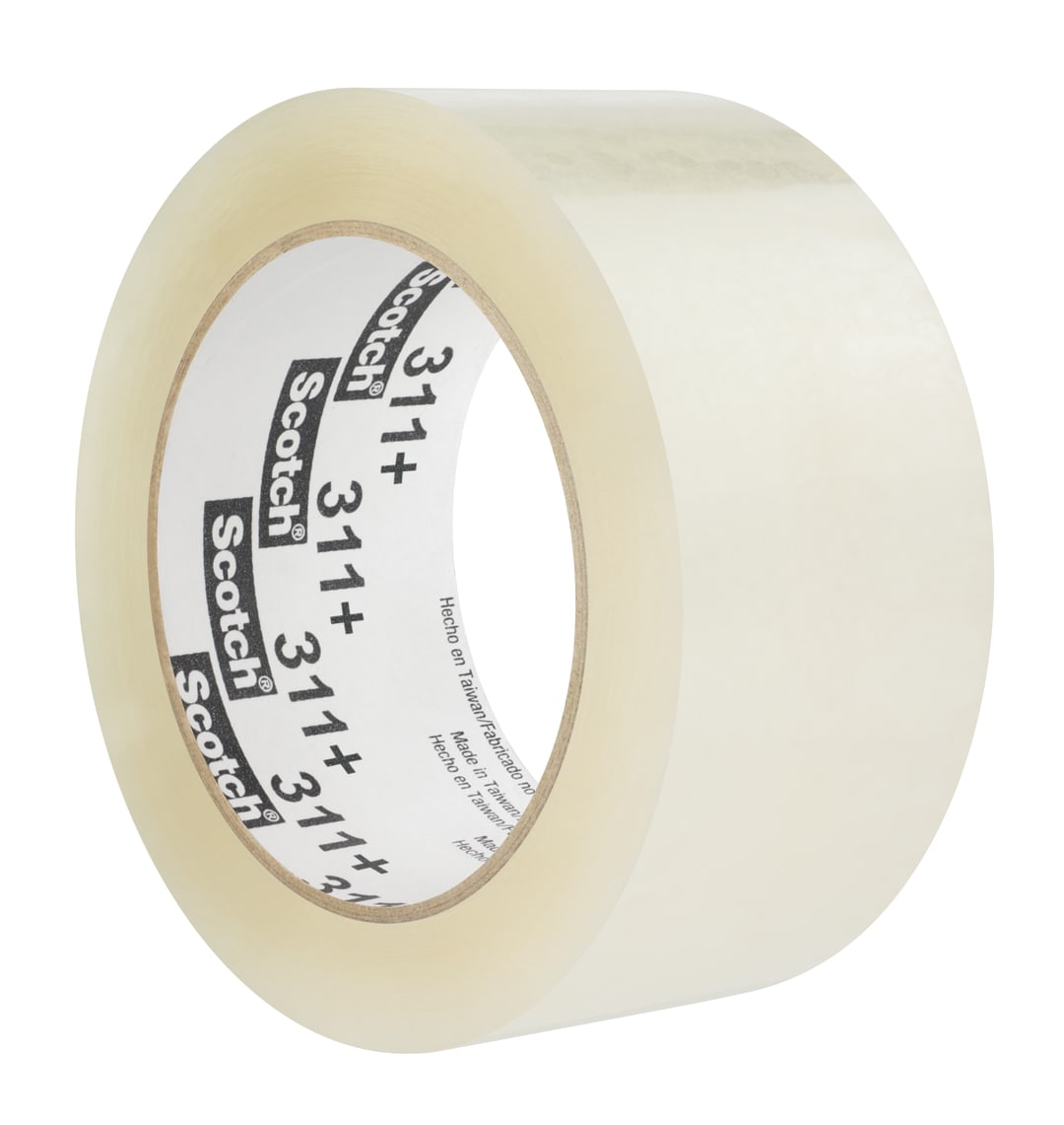 Scotch® Kutu Sızdırmazlık Bandı 311+, Şeffaf, 48 mm x 990 m, 0.065 mm