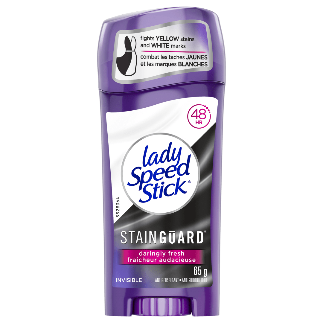 Lady Speed Stick Stainguard Antiperspirant Deodorant, Daringly Fresh, 65g