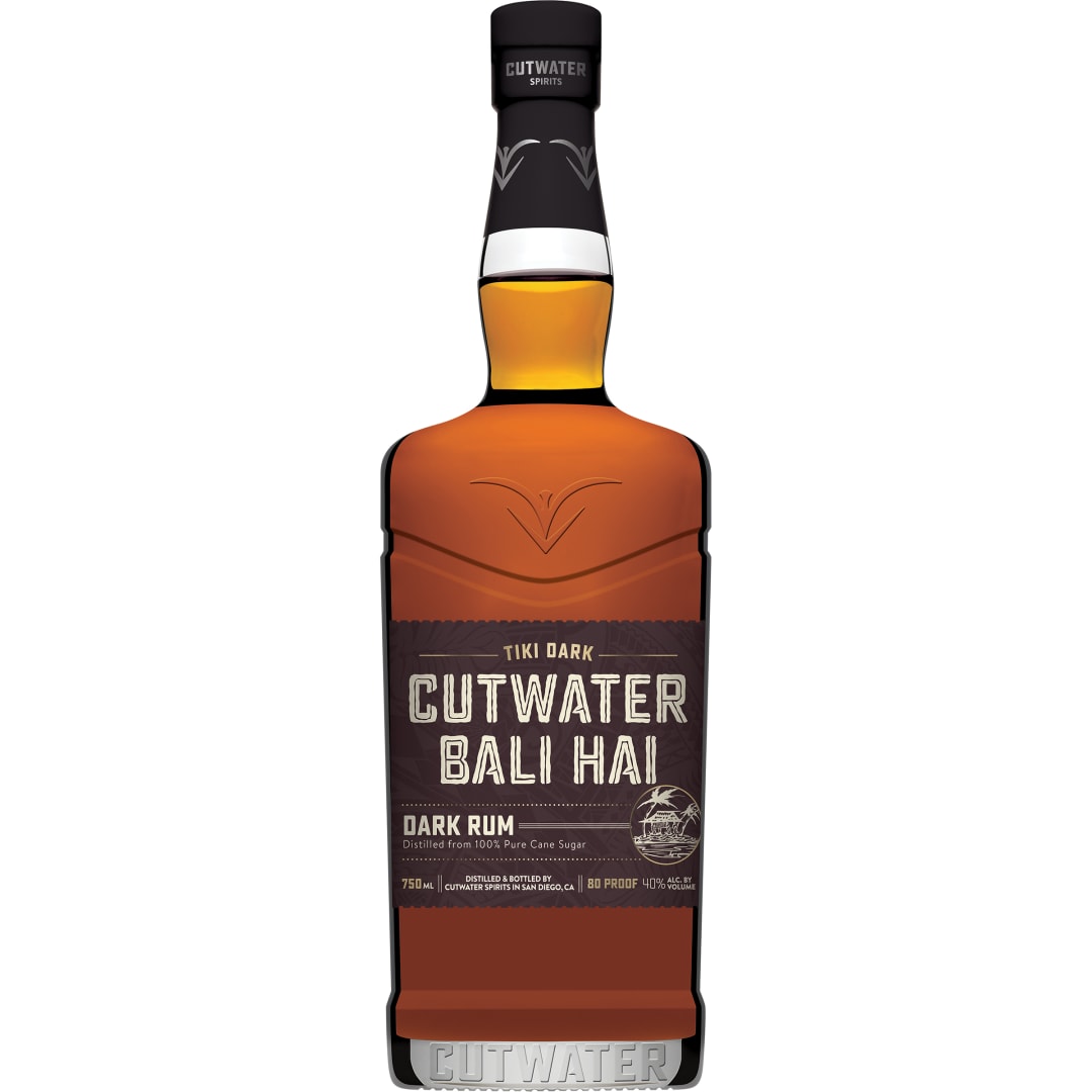 Cutwater Spirits Bali Hai Tiki Dark Rum, 750ml Bottle
