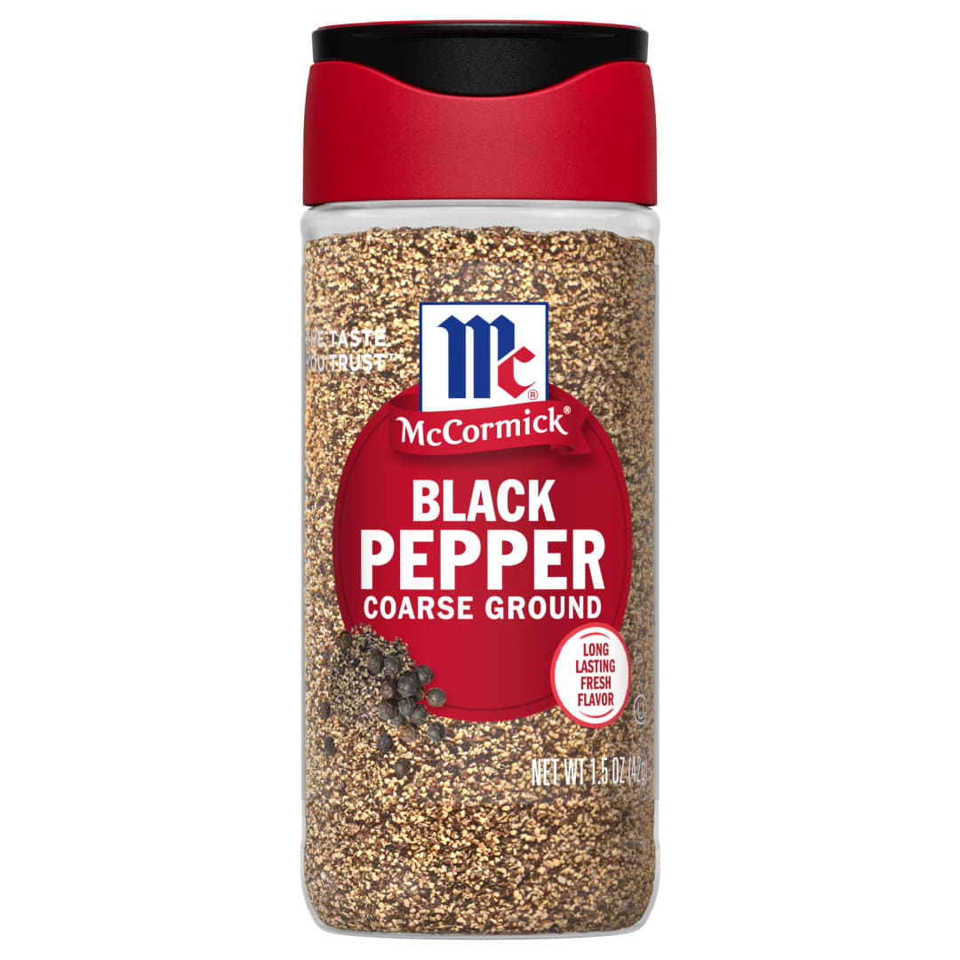 McCormick® Coarse Ground Black Pepper, 1.5 oz