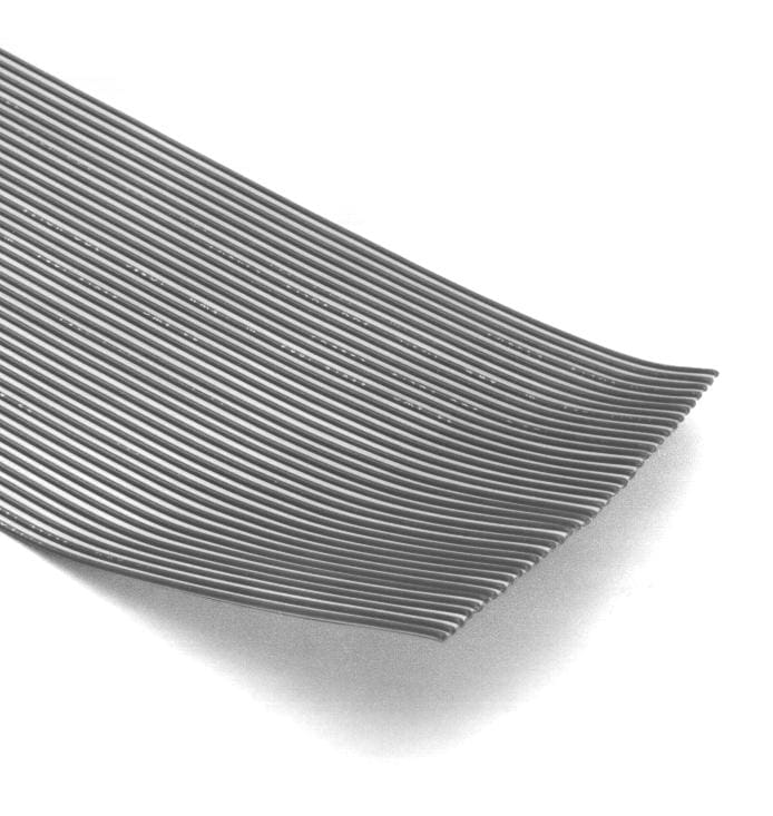 3M™ 8124/15, Flachbandkabel, 15-polig, 8124 Serie, Litzenleiter, 2,54 mm, Dunkel Grau, 30,5 m/Rolle