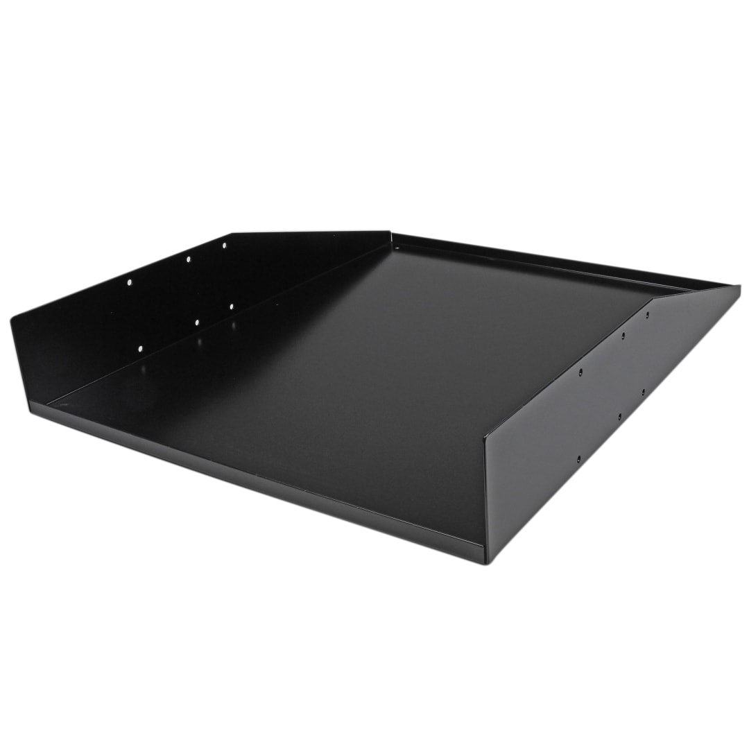 2U Rack Shelf - Rack Mount Shelf 150lbs/68kg