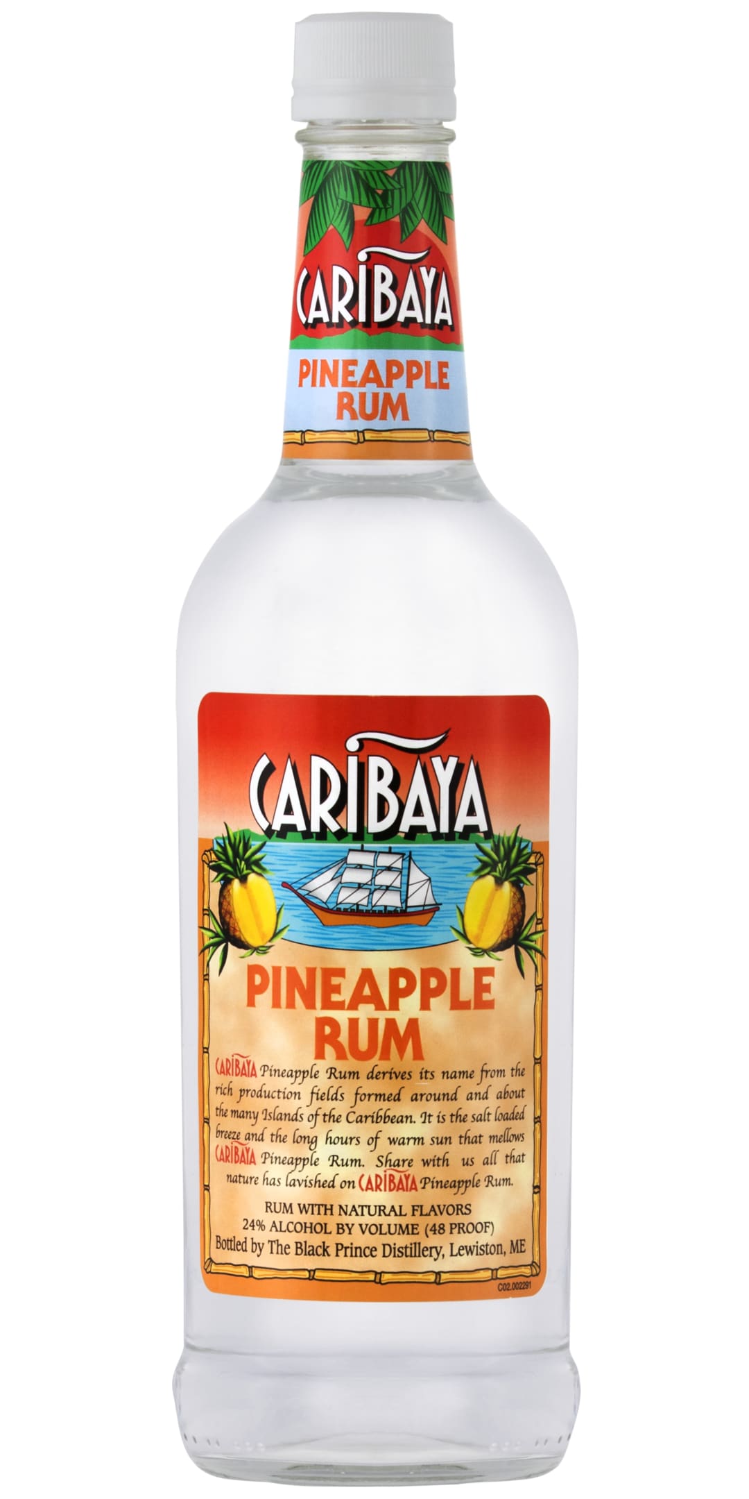 Caribaya Pineapple Rum 750ml 48 Proof