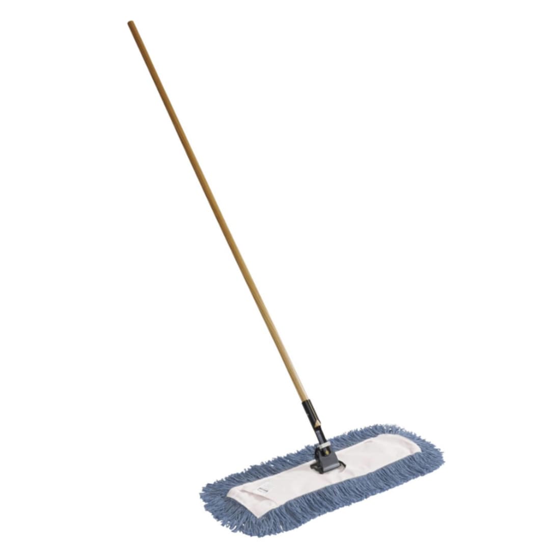 Rubbermaid® Commercial 24" Blended Dust Mop Kit, Blue