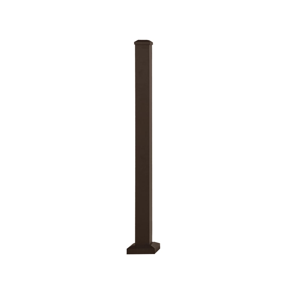 2.5-in x 2.5-in x 37-in Trex® Select™ Aluminum Rail Blank Post in Burnished Bronze