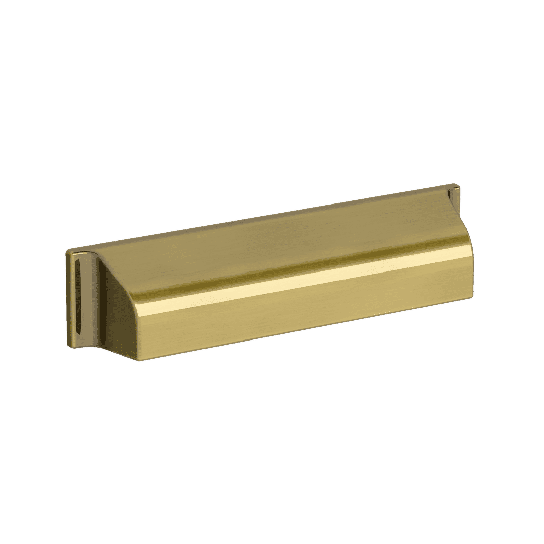4422 Transitional 6" Cup Pull, In Heirloom Brass