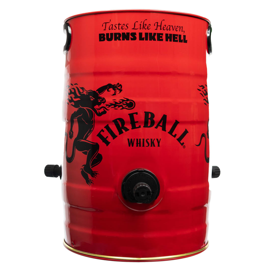 Fireball Cinnamon Whisky Firekeg 3 Pack 1.75l 42 Proof