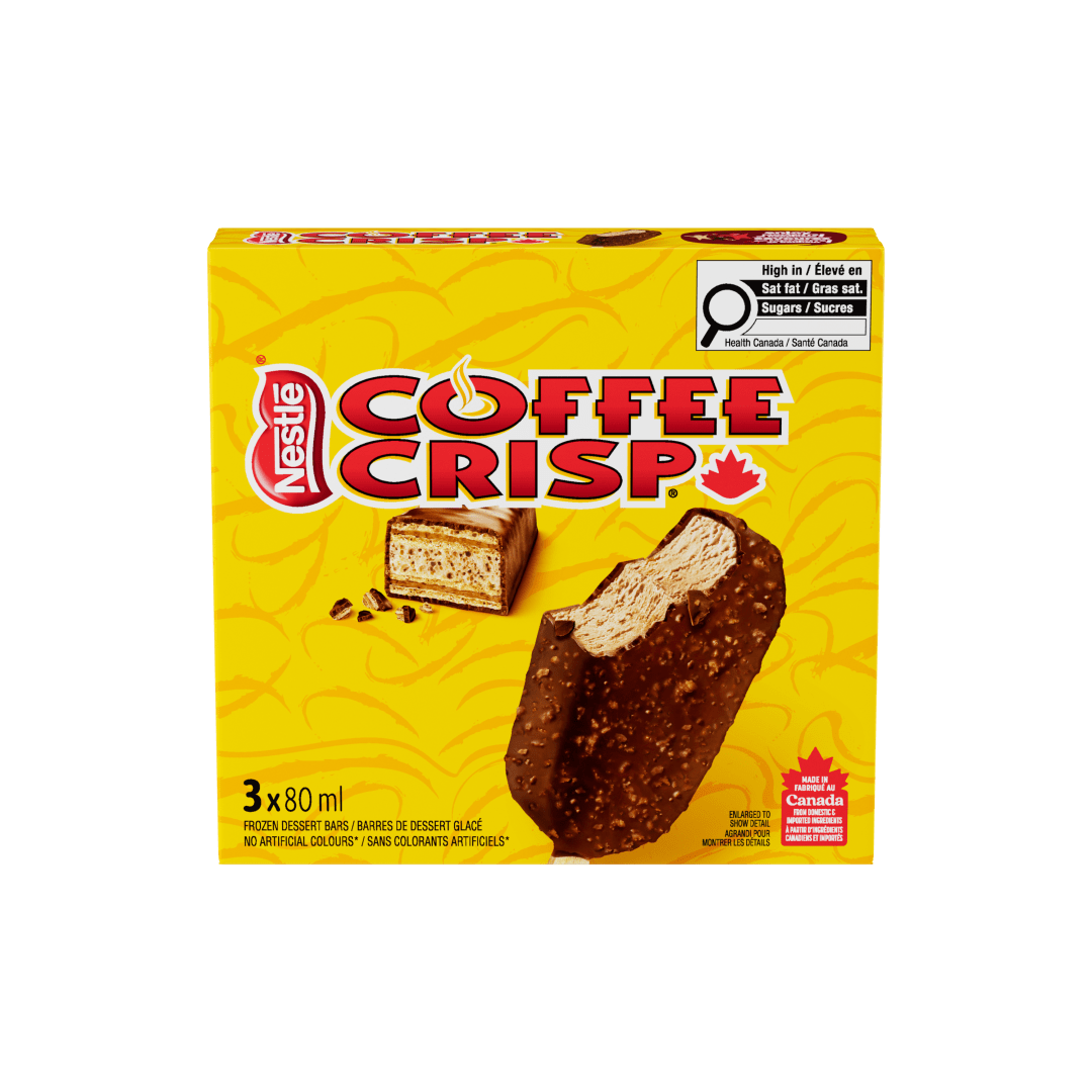 COFFEE CRISP Bars 12(3x80ml) CA