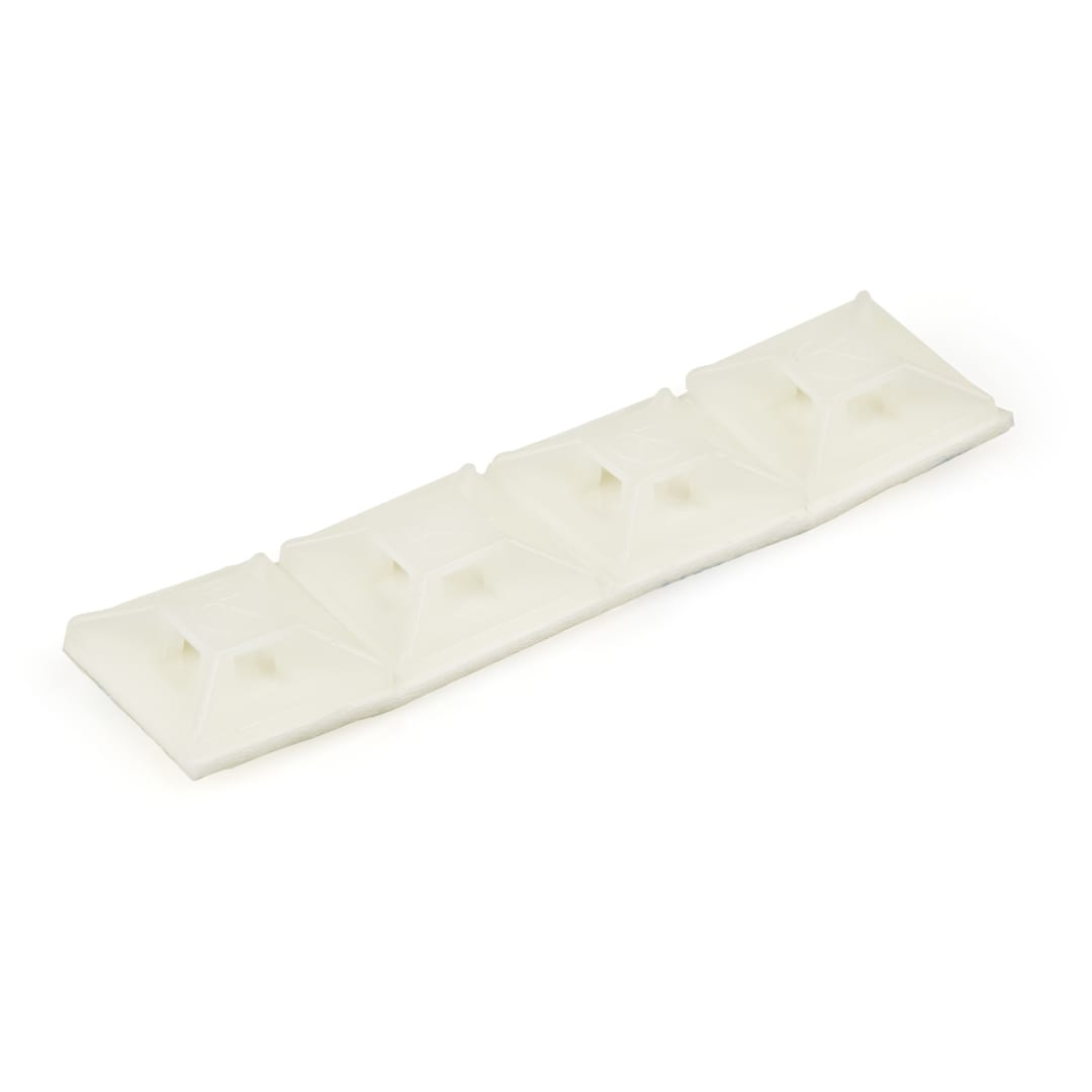 100 Pack of Self-Adhesive Cable Tie Mounts - Small