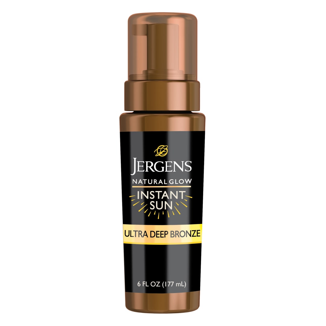 Jergens Natural Glow Instant Sun Body Mousse, Ultra Deep Bronze, 6 oz