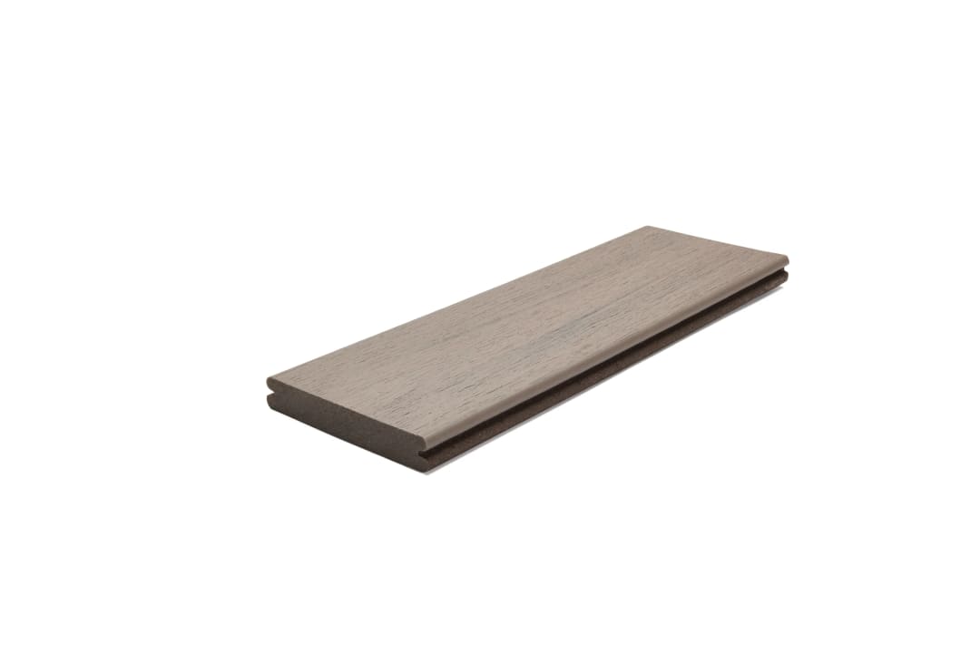 .82-in x 5.5-in x 12-ft Grooved Trex Select® Composite Deck Board Malted Barley