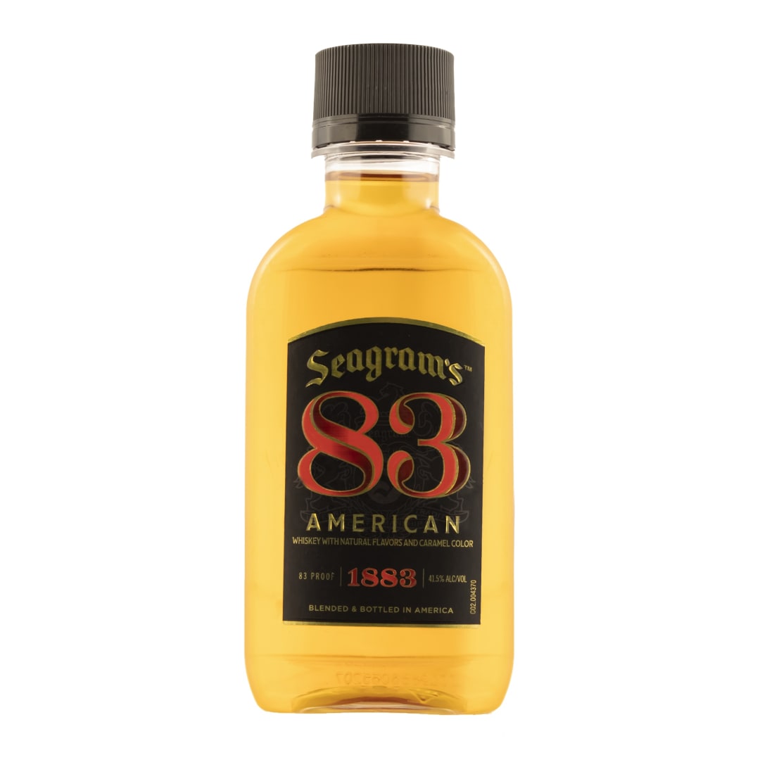 Seagram's 83 American Blended Whiskey 100ml Bottles 83 Proof