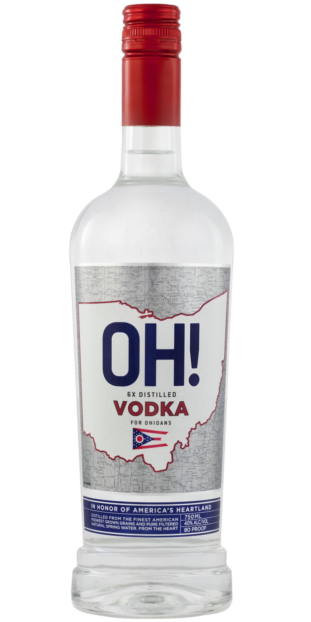 OH! Vodka 750ml 80 Proof
