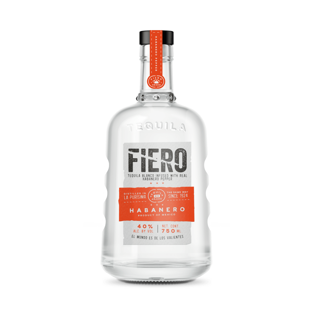 Fiero Tequila Blanco Infused with Habanero Pepper 750 ML