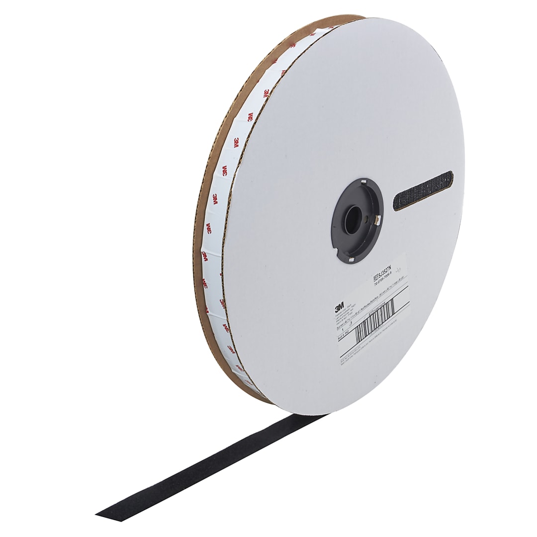 3M™ İlmekli Cırt Cırt Bant SJ3527N, Siyah, 16 mm x 45.7 m, 4.4 mm