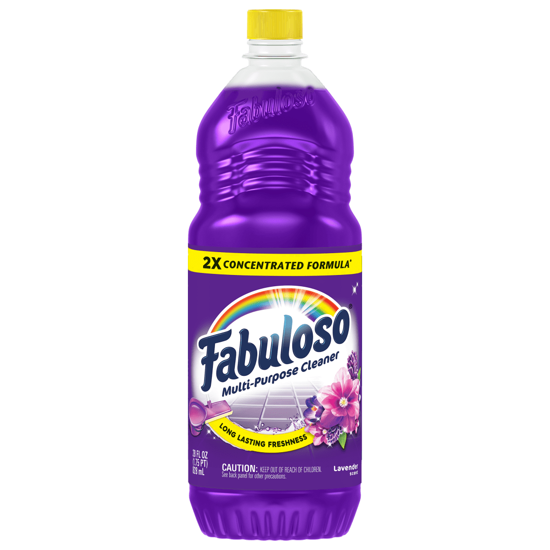 Fabuloso 2X Multi-Purpose Cleaner, No Rinse Floor Cleaner, Long-Lasting Freshness, Lavender Scent, 28 fl oz