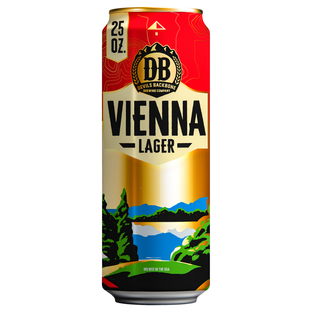 Devils Backbone Brewing Company Vienna Lager, 25 fl oz. Can Beer, 5.2% ABV
