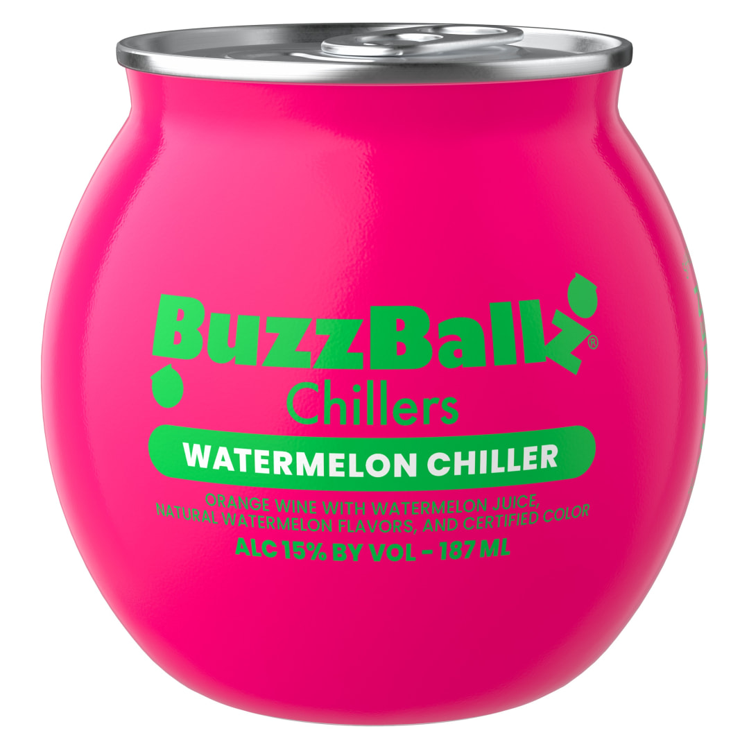 BuzzBallz Watermelon Wine Cocktails 187ml 30 Proof