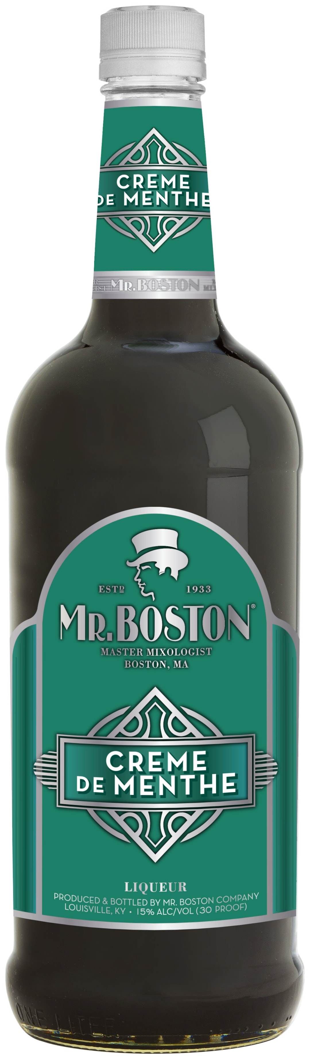 Mr. Boston Creme De Menthe Gingembre Liqueur 1l 30 Proof