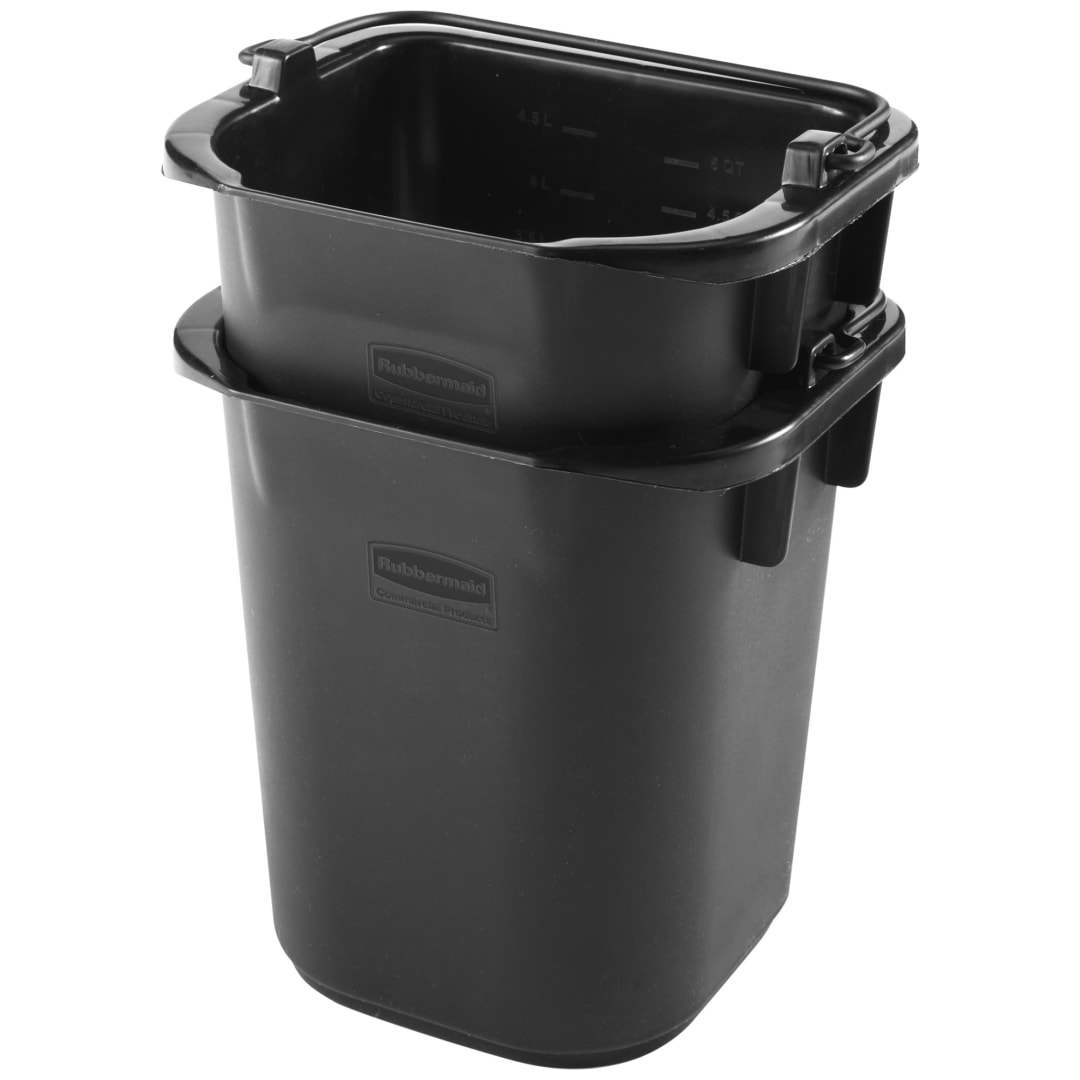 5 QT Executive Heavy Duty Pail, Black