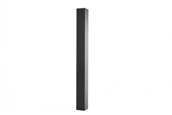 4.45-in x 4.45-in x 40-in Post Sleeve-Fits over a 4x4 pressure treated post-Charcoal Black