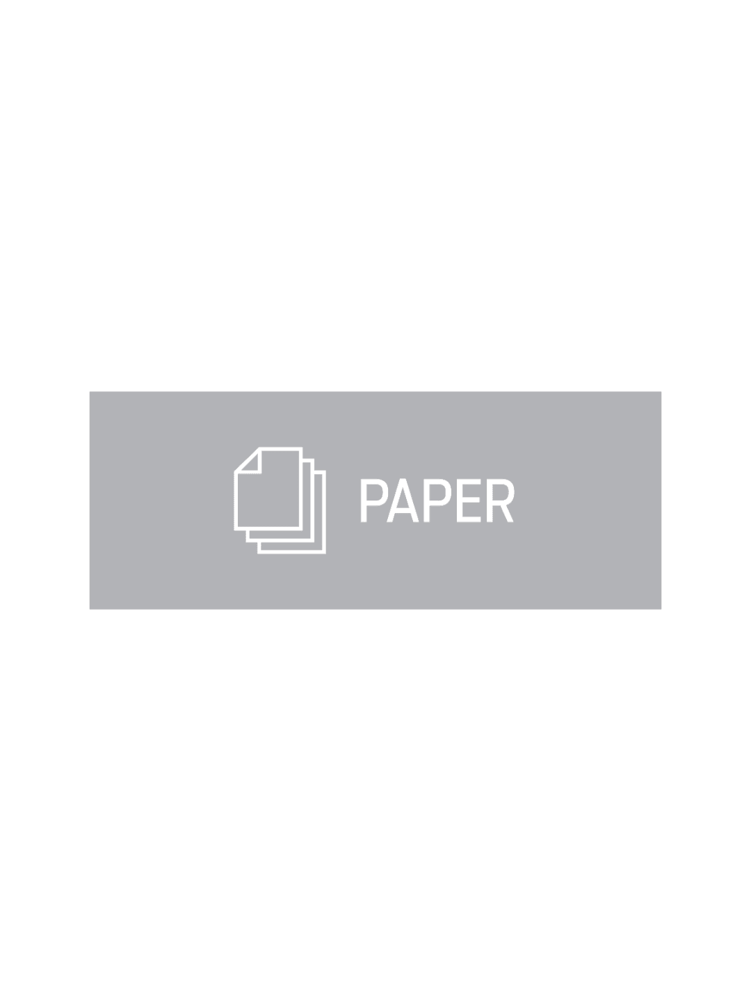 RISE - Triple - Sign - Paper - Grey
