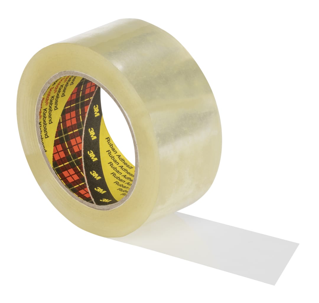 Scotch® High Performance Box Sealing Tape 375E, Transparent, 48 mm x 990 m
